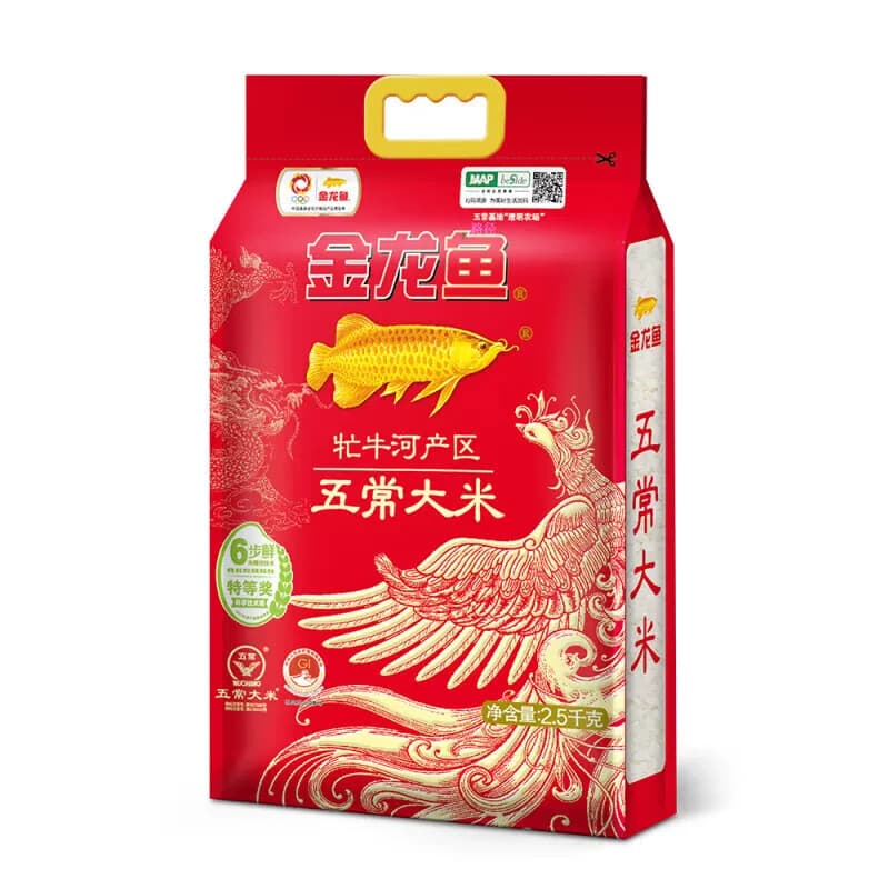 金龙鱼 核心产地黑龙江东北大米 牤牛河产区五常大米2.5kg