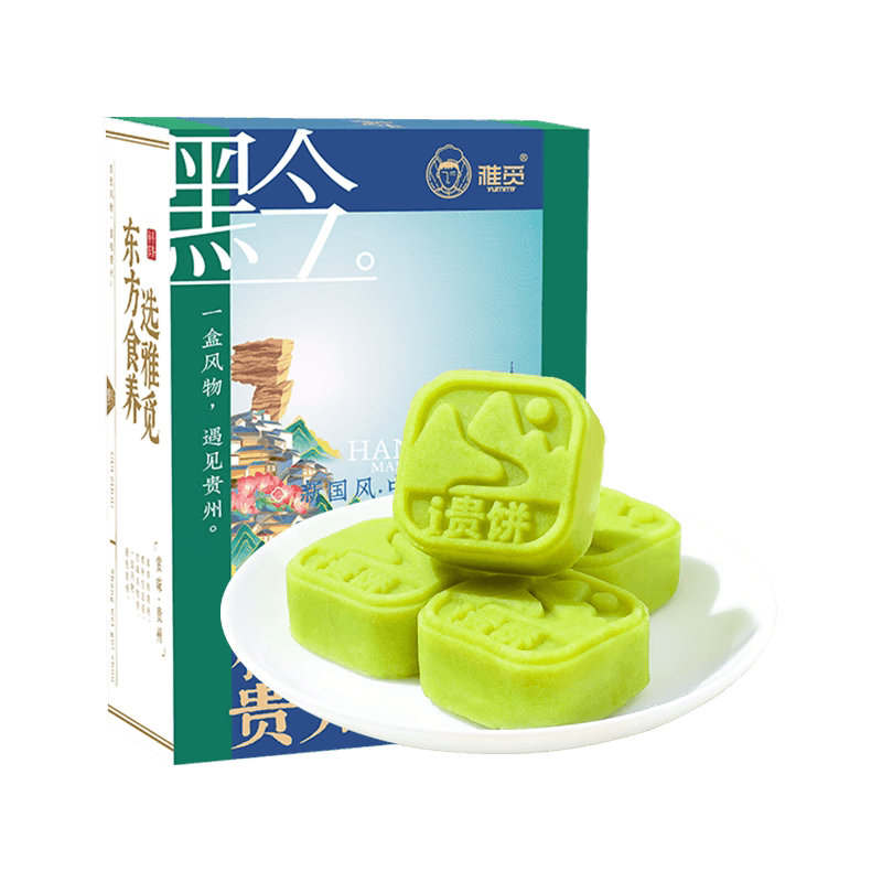 雅觅 猕猴桃绿豆糕200g 老式中式糕点零食风味绿豆糕点心