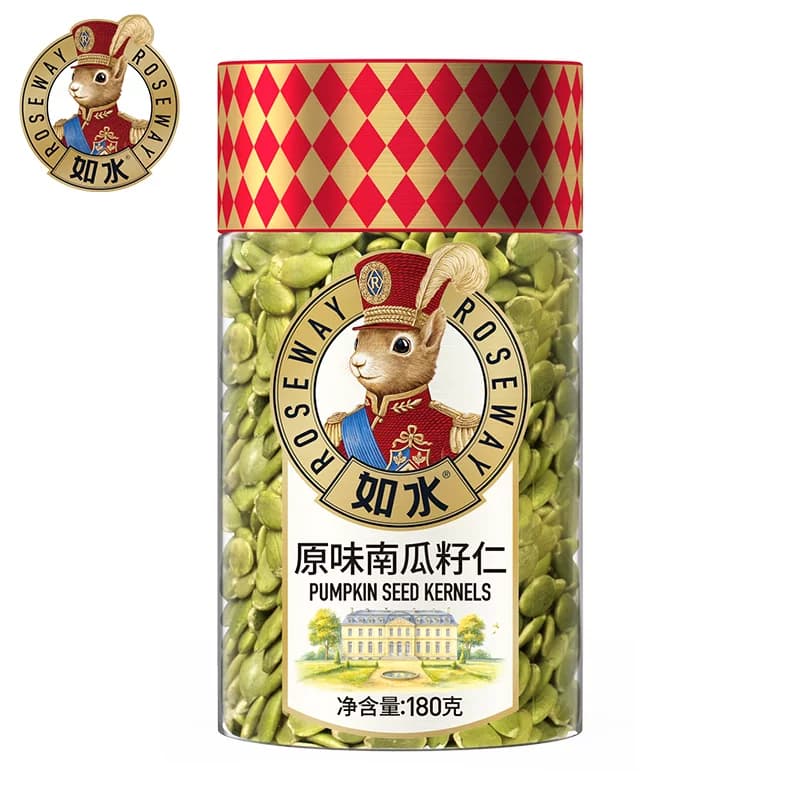 如水原味南瓜籽仁小水晶系列 180g/桶