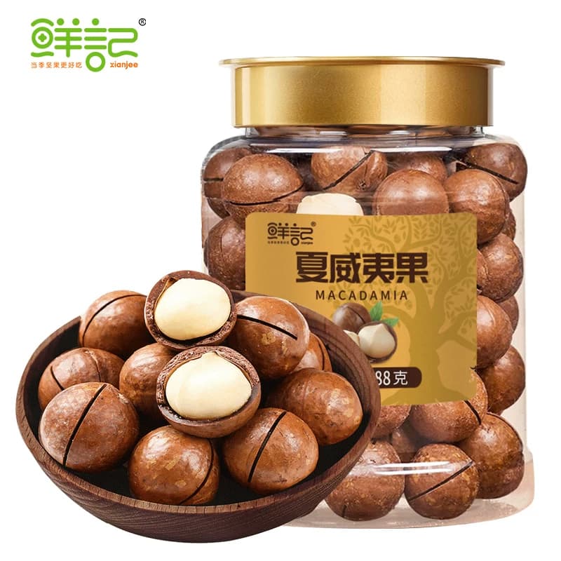 鲜记博士帽罐装系列夏威夷果-DS377 1罐388g