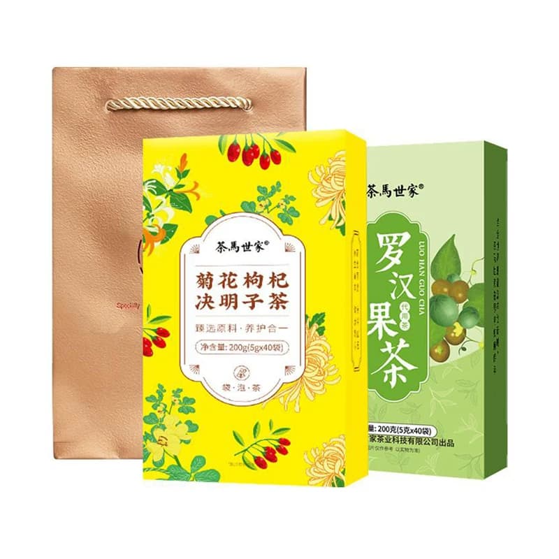 茶马世家®菊花罗汉清润茶组合400g