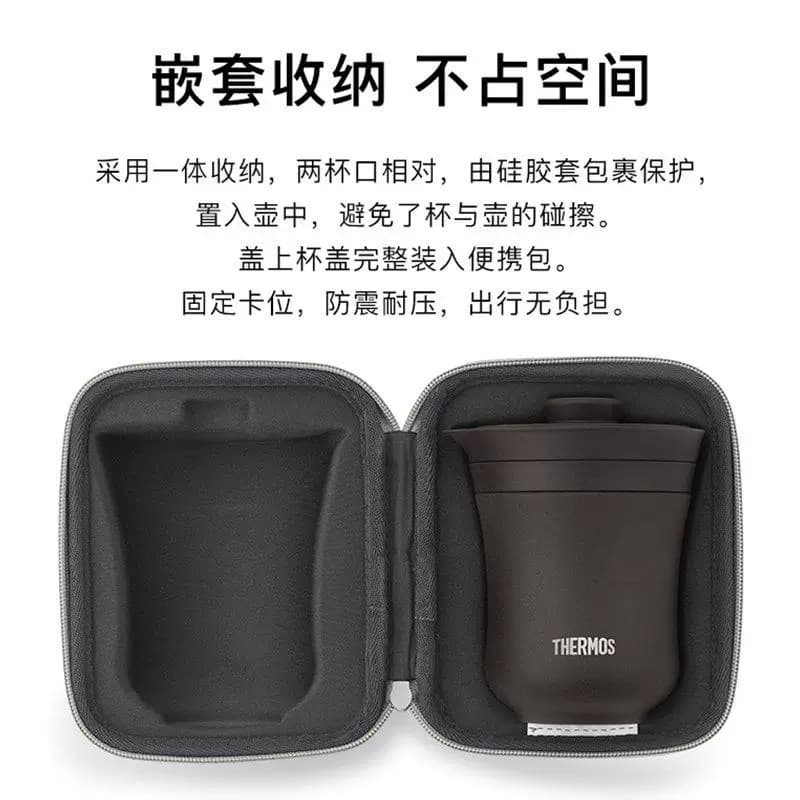膳魔师旅行茶具便携办公户外保温茶壶茶杯商务礼盒TCMU,详情图 3