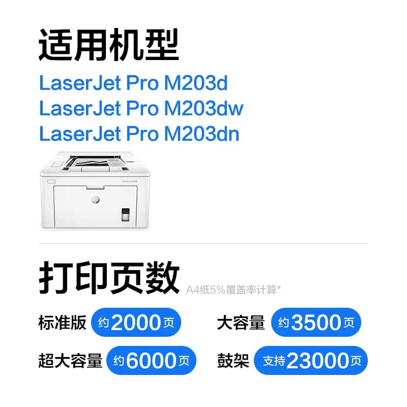 彩格官方原装适用惠普M203dw硒鼓CF230A粉盒HP30A专用打印机晒鼓M203d/dn黑白激光碳粉墨盒cf232a成像鼓MFP,详情图 3