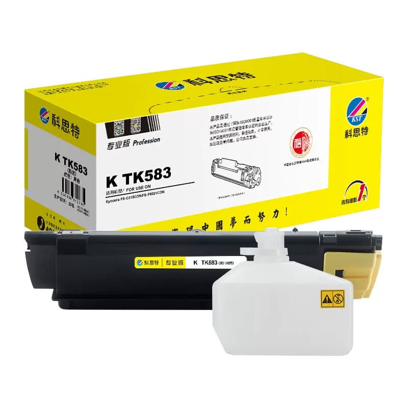 科思特 K TK583 打印量2800页 适用京瓷 墨粉盒 1 只/支 黄色