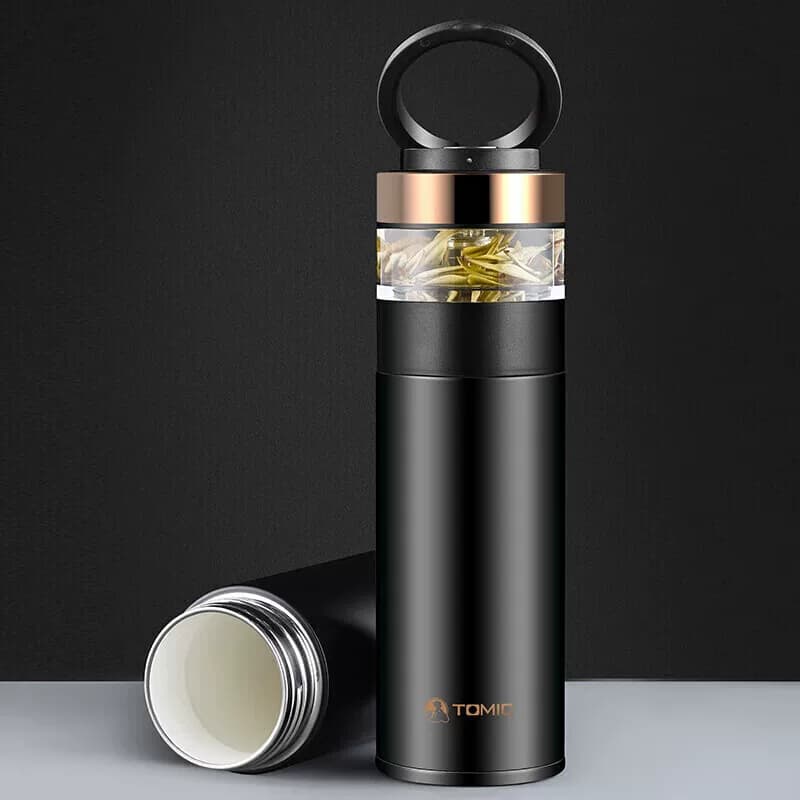 特美刻（TOMIC） TW60051Y/370ml 茶水分离保温杯