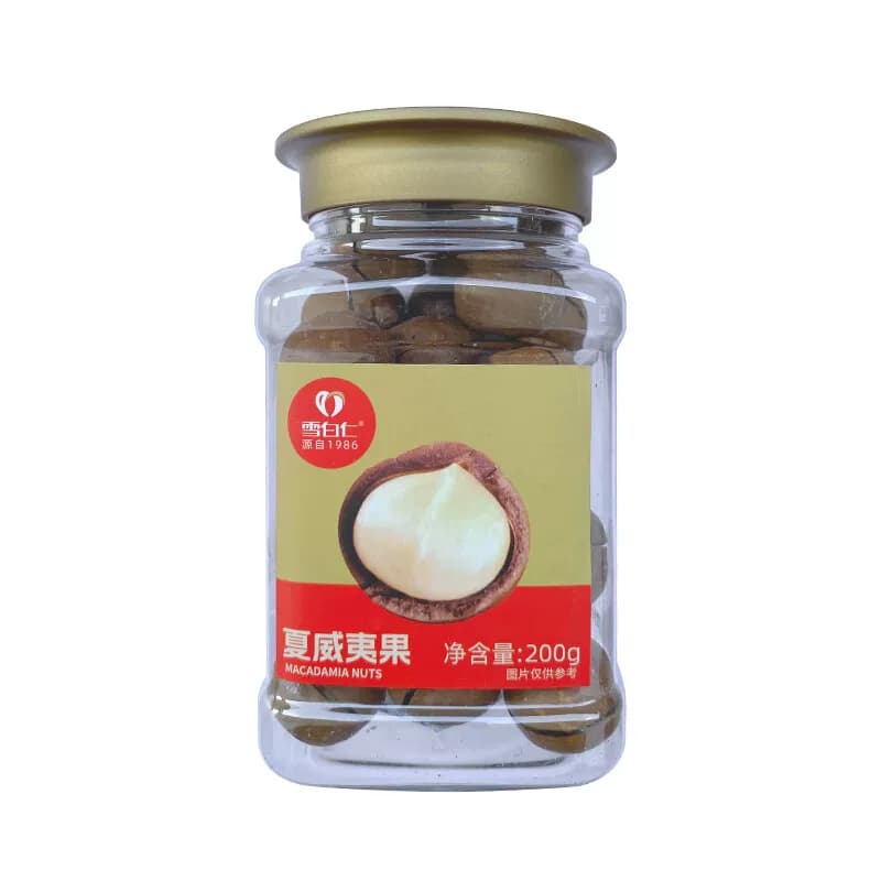 雪白仁 果礼小方罐 奶油味夏威夷果 200g