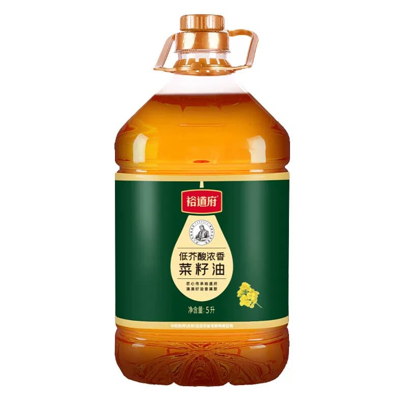 裕道府 低芥酸菜籽油 5L*1桶