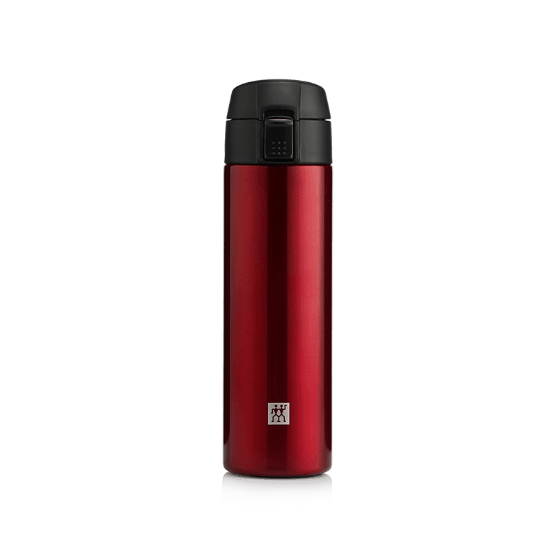 双立人真空弹跳杯亮光红450mL