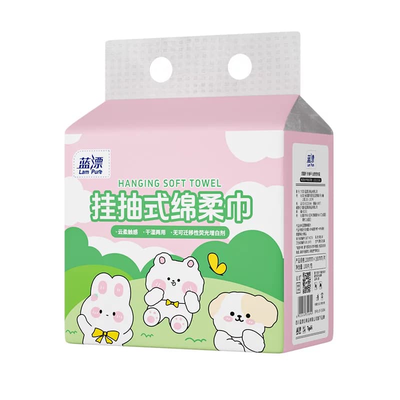 蓝漂悬挂式棉柔巾1包装