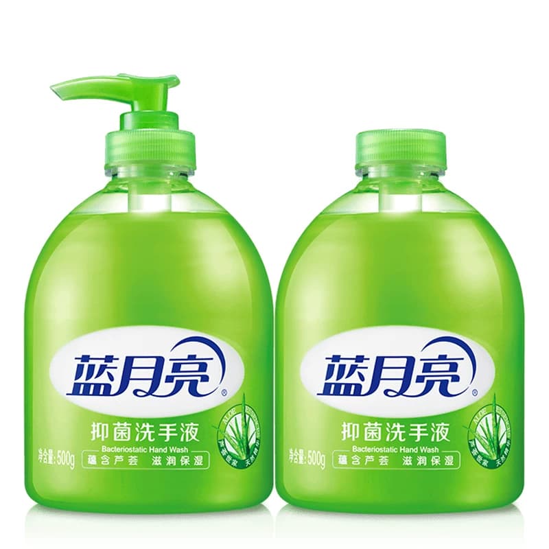 蓝月亮芦荟洗手液500g+芦荟洗手液瓶补500g