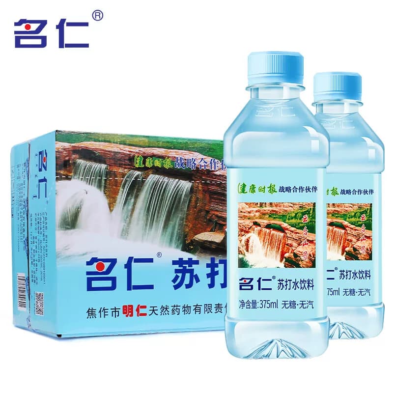 名仁 原味苏打水饮料  375ML*24