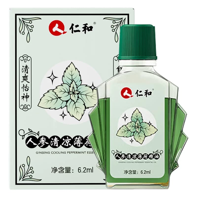 仁和6.2ml人参清凉薄荷精油
