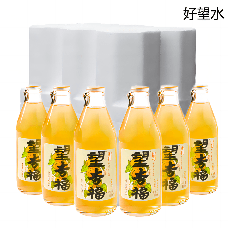 好望水望杏福果汁气泡水300mL*6瓶