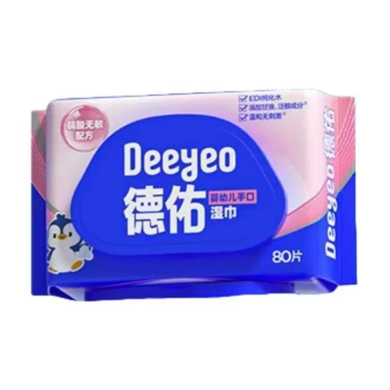 德佑婴幼儿手口湿巾80片/包 1包