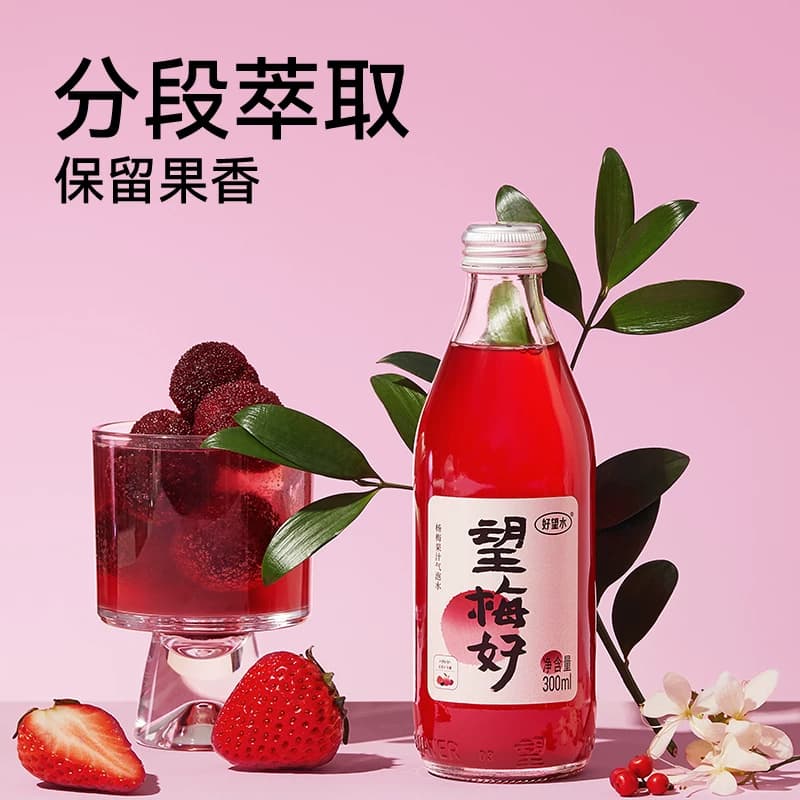 好望水 望梅好300ml*6瓶(泡沫)/箱