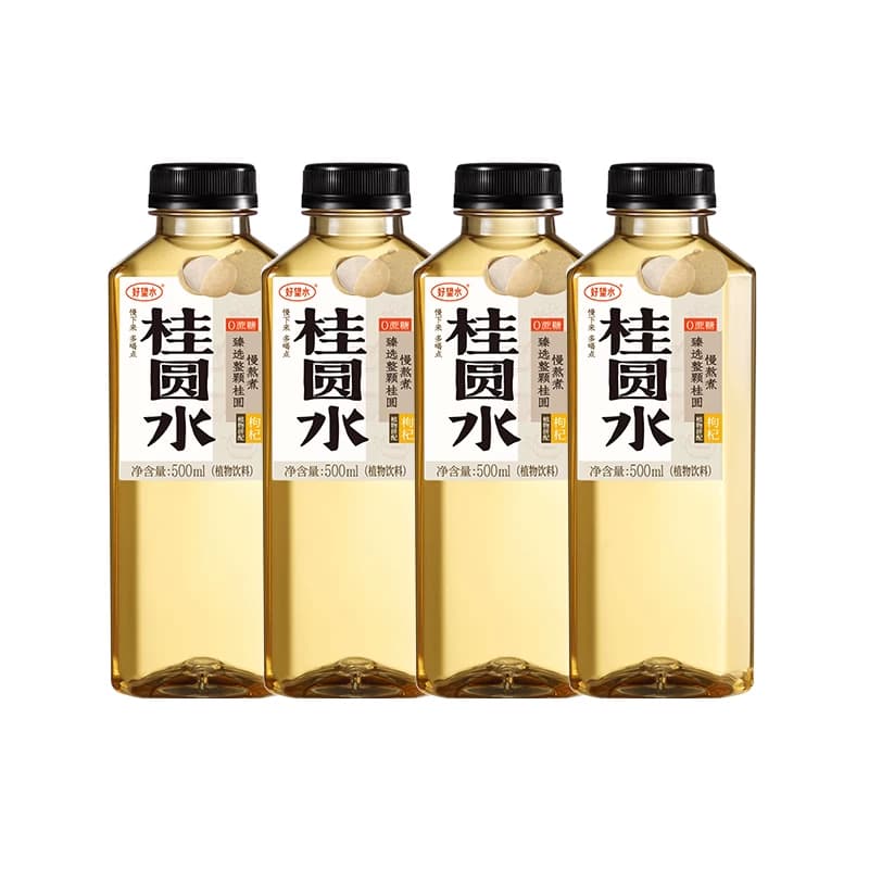 好望水 桂圆水500ml*4