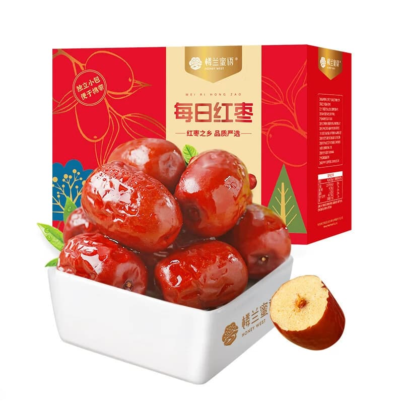 楼兰蜜语【每日红枣】礼盒1000g（单位：盒）