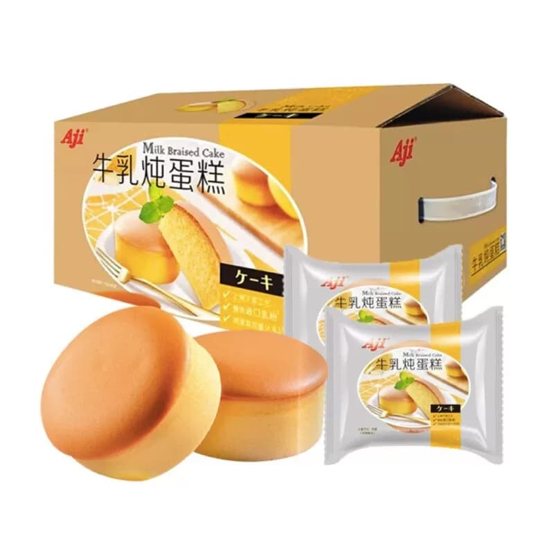 Aji 零食营养早餐 牛奶鸡蛋牛乳炖面包 780g*1