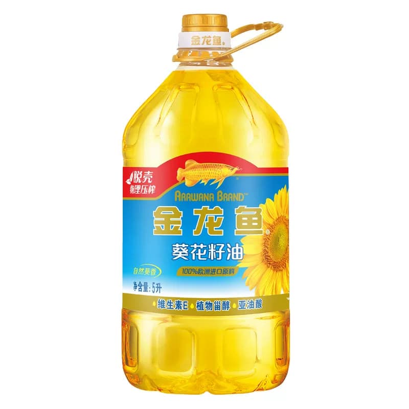 金龙鱼自然葵香葵花籽油5L