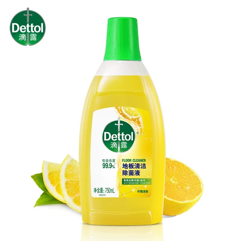 滴露地板清洁除菌液柠檬清新750ml