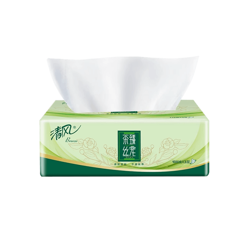 清风茶臻软抽3层110抽3包装BR13SGE
