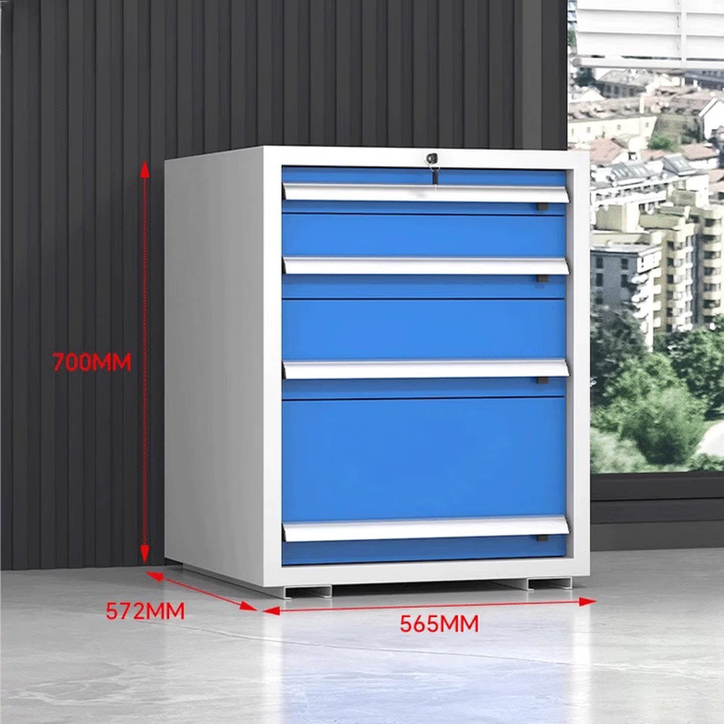 重型抽屉式工具柜加厚多层工具箱车间五金铁皮刀具柜工业级工具车