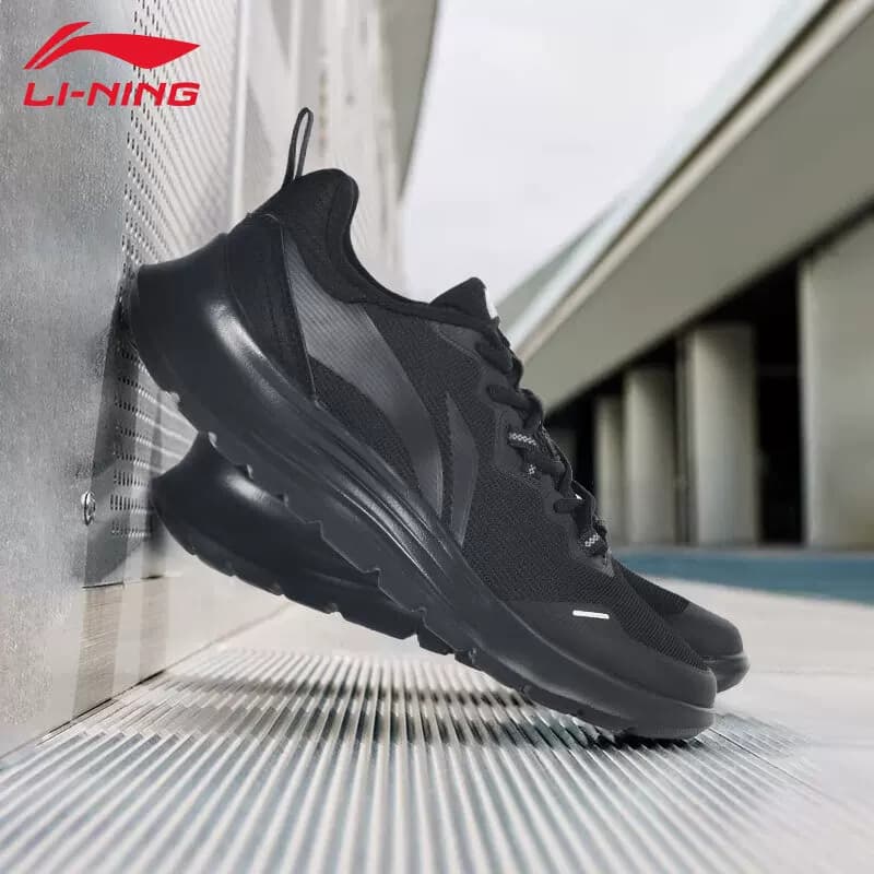 李宁（LI-NING）男士低帮轻质透气休闲运动鞋