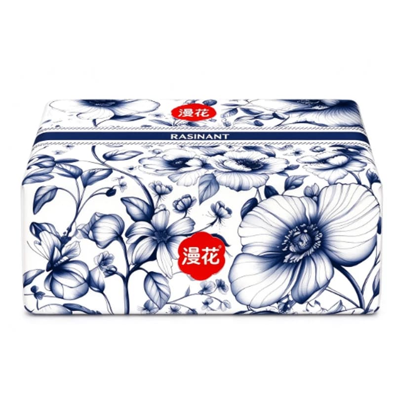 漫花家用纸巾抽纸实惠装餐巾纸卫生纸家庭装擦手抽5层280张多规格