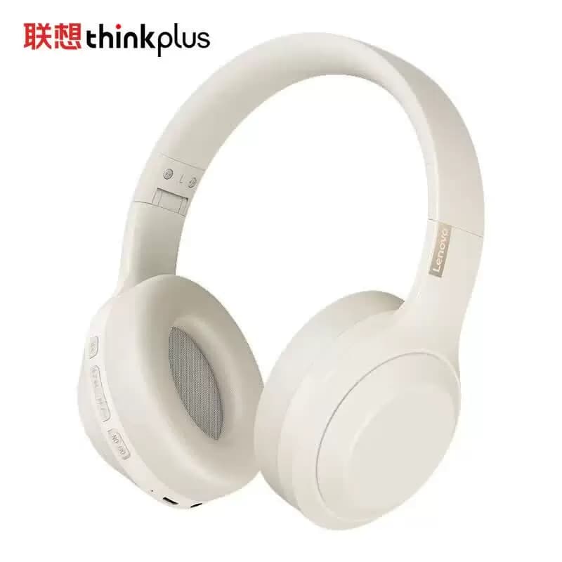 Lenovo/联想 TH10 游戏有线无线两用耳机 头戴式无线蓝牙耳机 白
