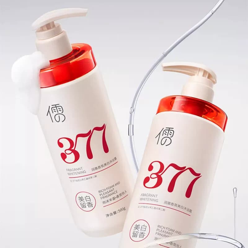 儒意（RUYI）377烟酰胺保湿除螨润凰香氛美白沐浴露500g