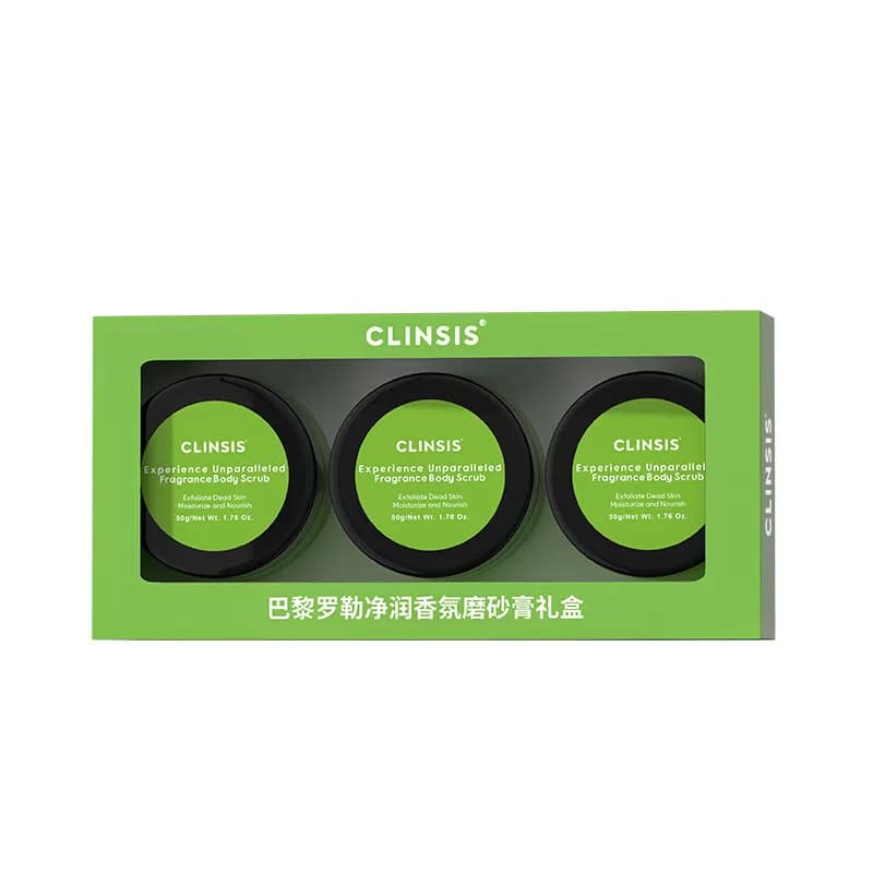 Clinsis珂莱诗巴黎罗勒净润香氛磨砂膏套盒50g*3支单位：盒