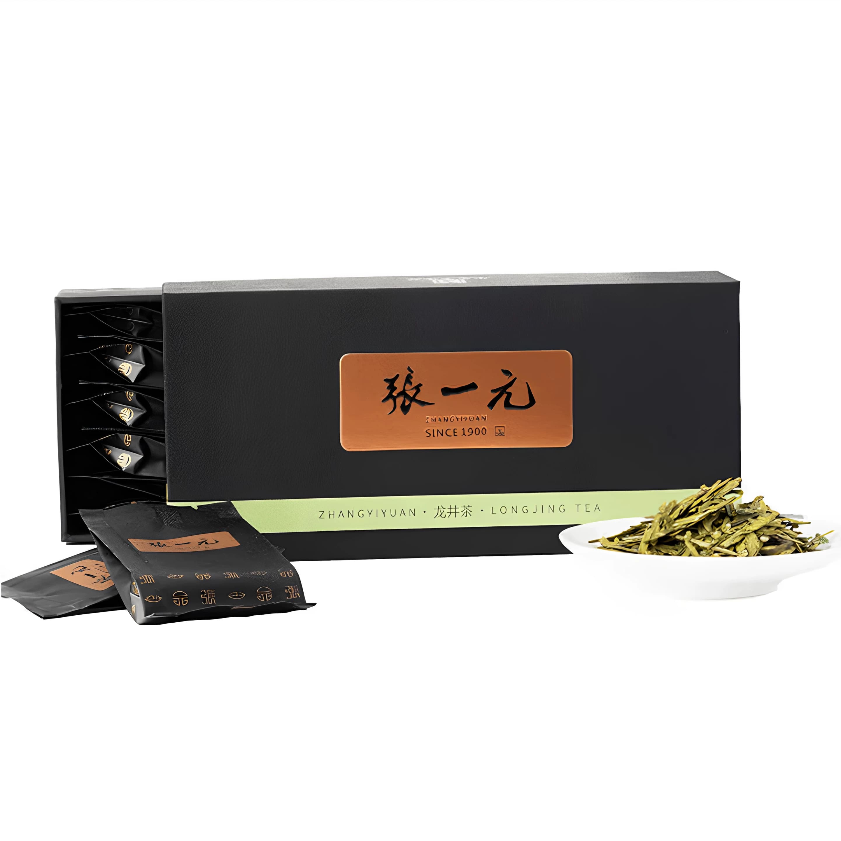 张一元尚品系列龙井茶盒装80g 新茶春茶耐泡龙井特级绿茶茶叶