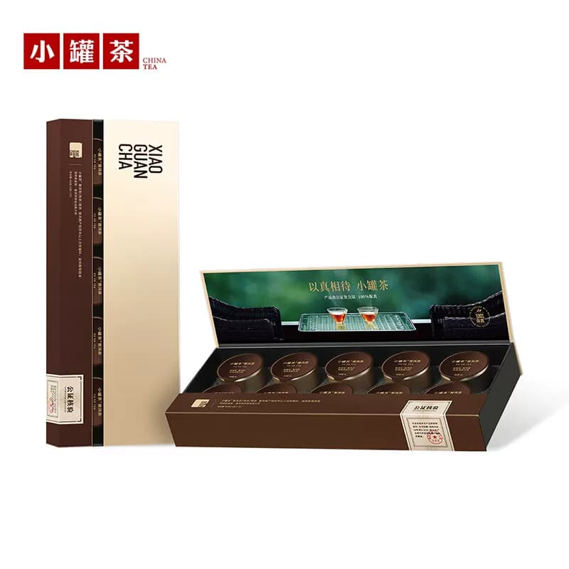 小罐茶 特级黑茶普洱茶熟茶金罐茶叶4g*10罐