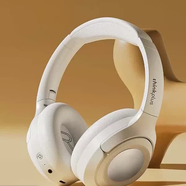 Lenovo/联想  TH54音乐降噪运动电竞耳机 头戴式无线蓝牙耳机 白