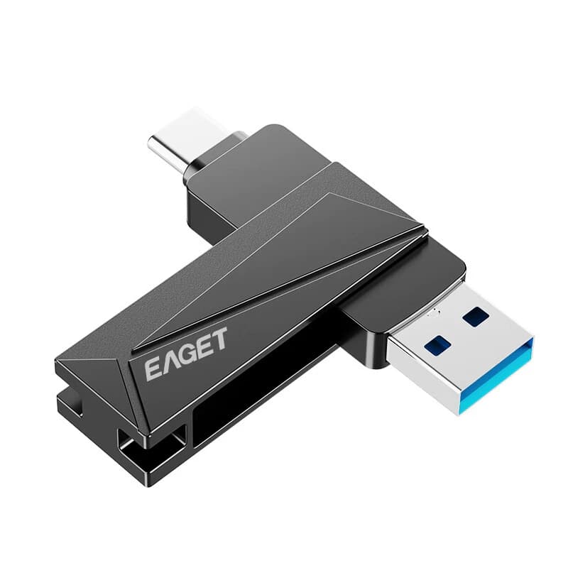 Eaget/忆捷 CF68 手机U盘 Type-C USB3.2双接口 256G 单位:个