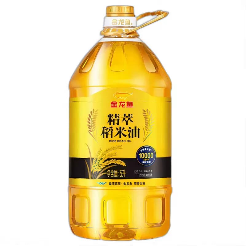 金龙鱼 食用油谷维素稻米油 精萃稻米油5L