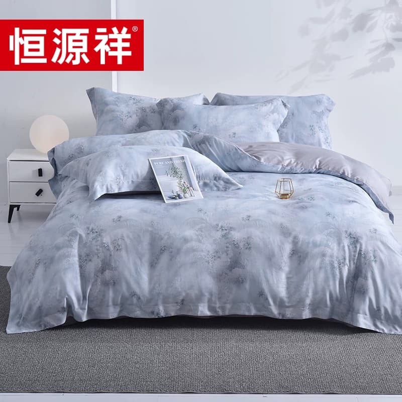 恒源祥TBK3039拂晓天丝四件套200*230cm 单位：套