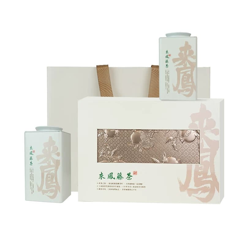 茶马世家®特级来凤珍硒藤茶礼盒装140g（70g*2罐）