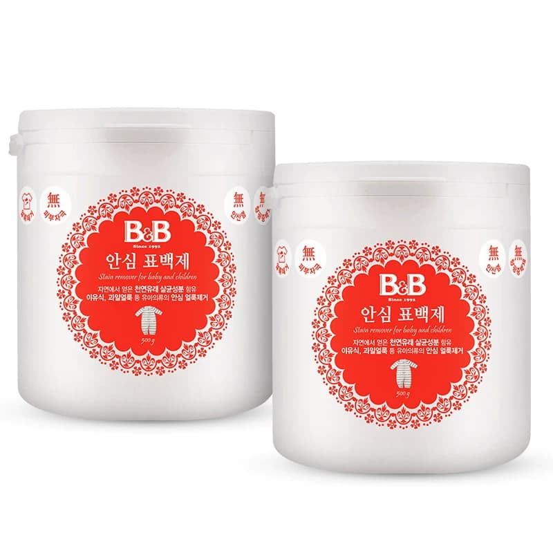 保宁B&B安心漂白剂两瓶装 （500g*2）