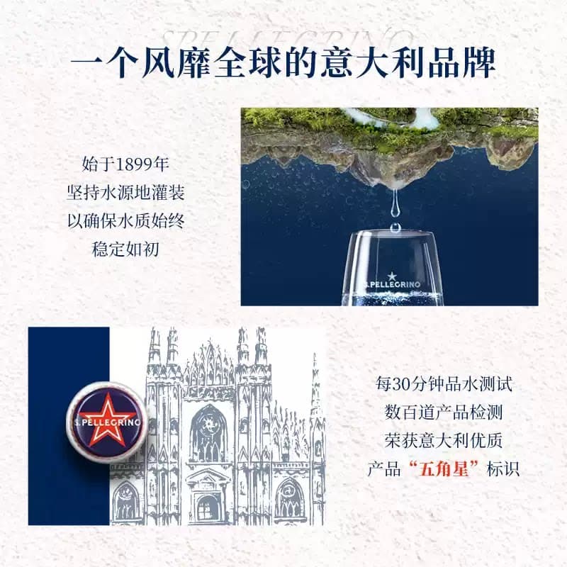 圣培露(S.Pellegrino)意大利进口含气天然矿泉水气泡水,详情图 3