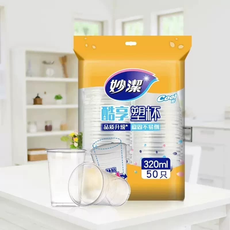 妙洁COOL酷杯320ml 50只装