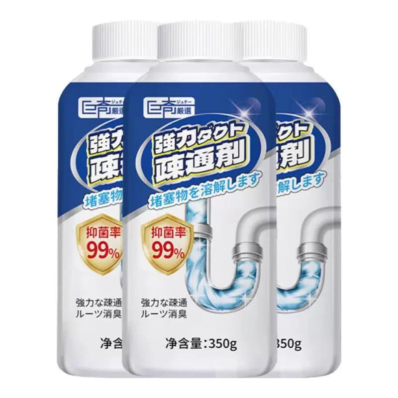 巨奇-管道疏通剂粉体350g*3瓶套装