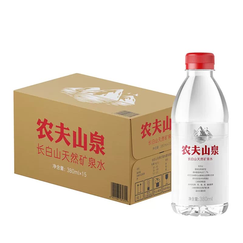 农夫山泉 长白山天然矿泉水 源自长白山 380ml*15瓶