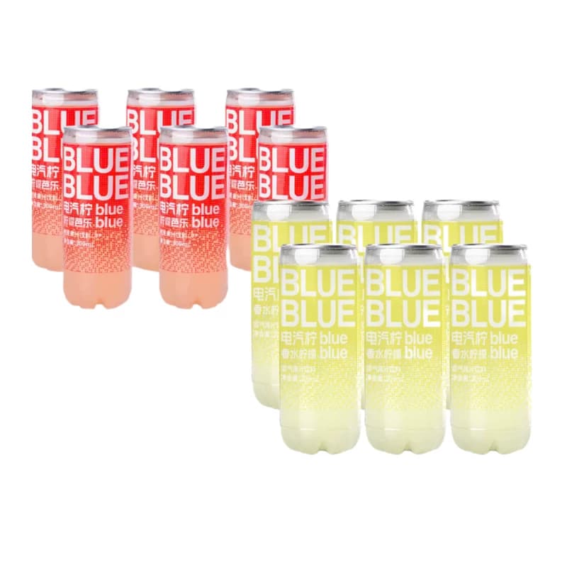 柠檬共和国气泡果汁饮料 （芭乐*6+香水柠檬*6）300ml*12瓶