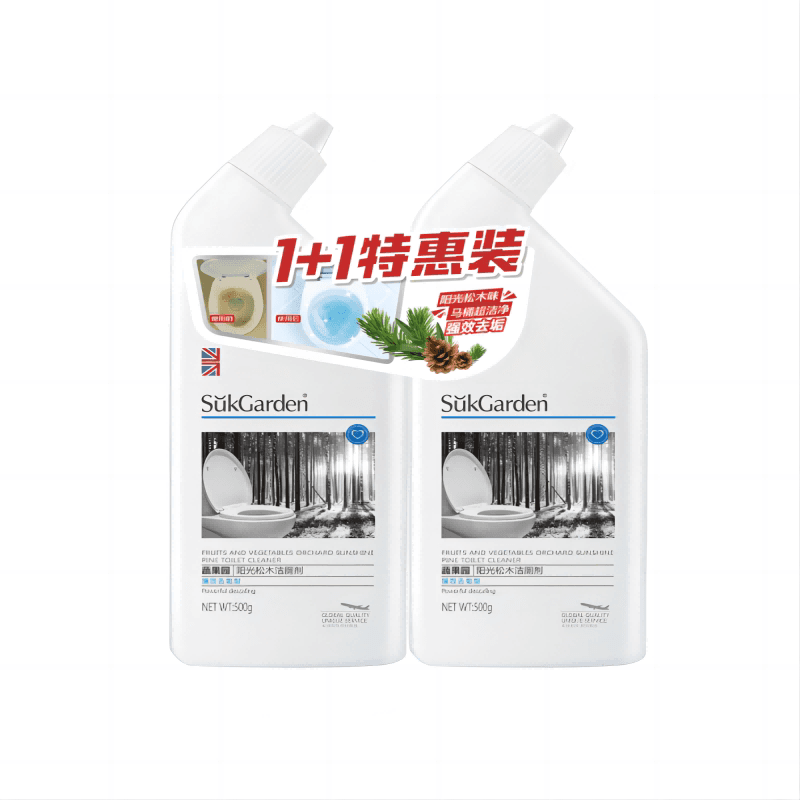 SukGarden蔬果园阳光松木洁厕剂（1+1特惠装）500g*2
