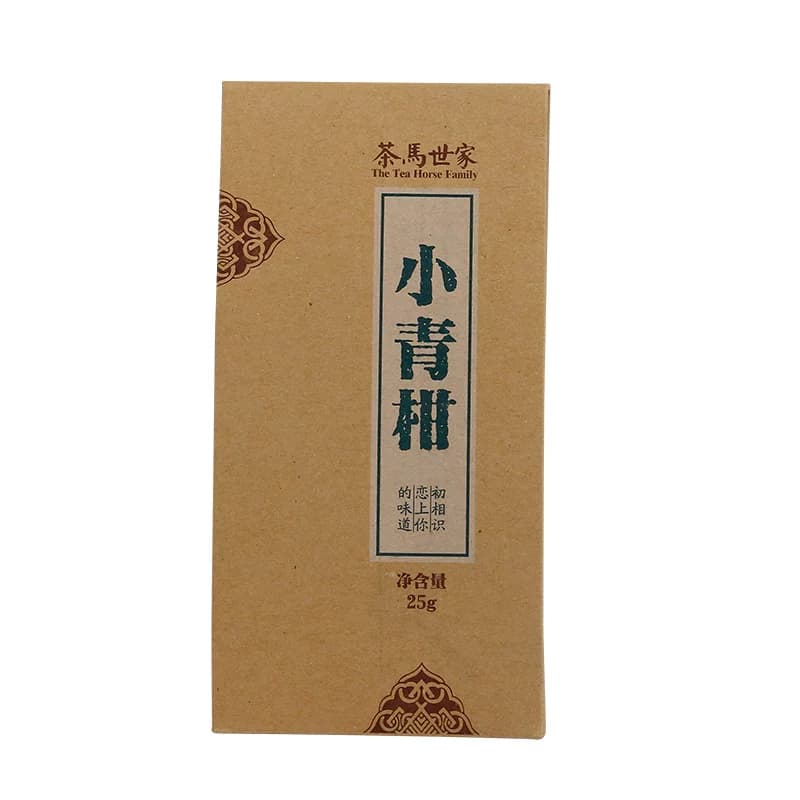 茶马世家9年陈宫廷青柑普洱品鉴装25g