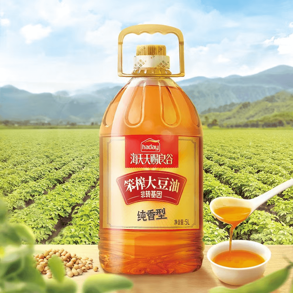 海天 笨榨大豆油（纯香型）5L*1