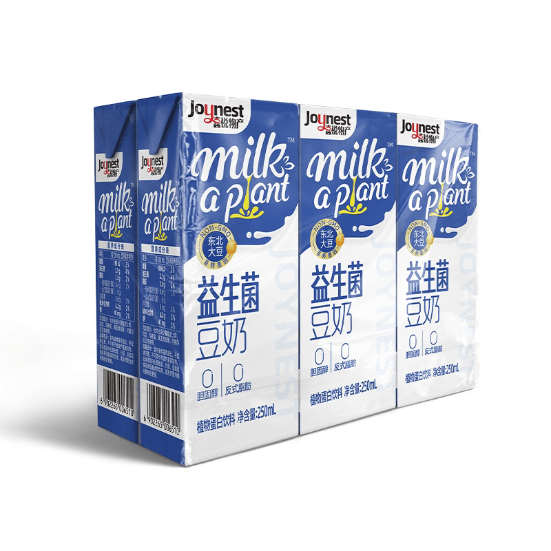 海天益生菌豆奶250mL(膜包装)*6盒