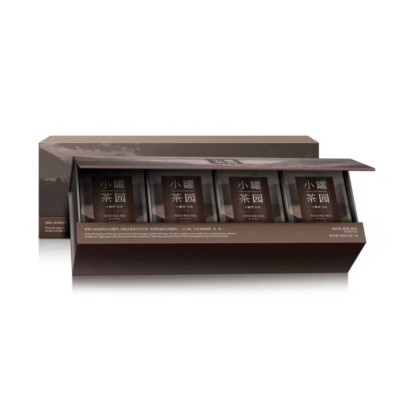 小罐茶园 普洱茶（熟茶）散茶（16袋装）-B版茶叶礼盒