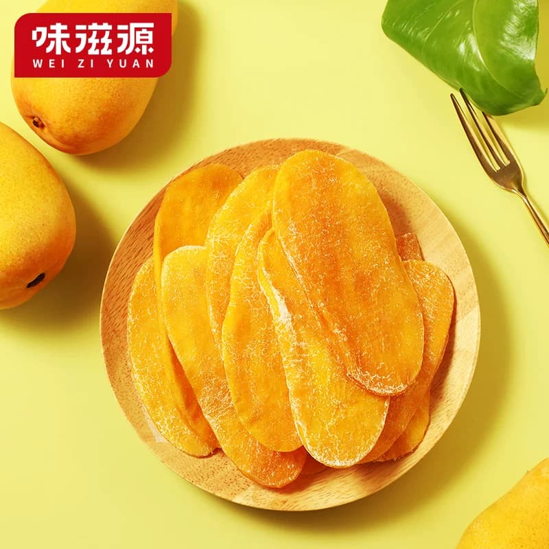 味滋源 芒果干500g袋装 休闲零食水果干蜜饯果脯办公室零食小吃